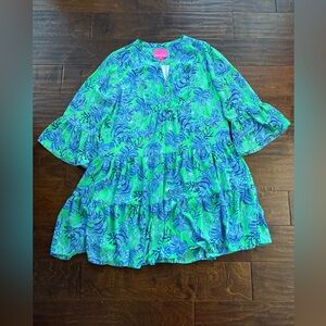 Lilly Pulitzer Tiered Sleeve Dress